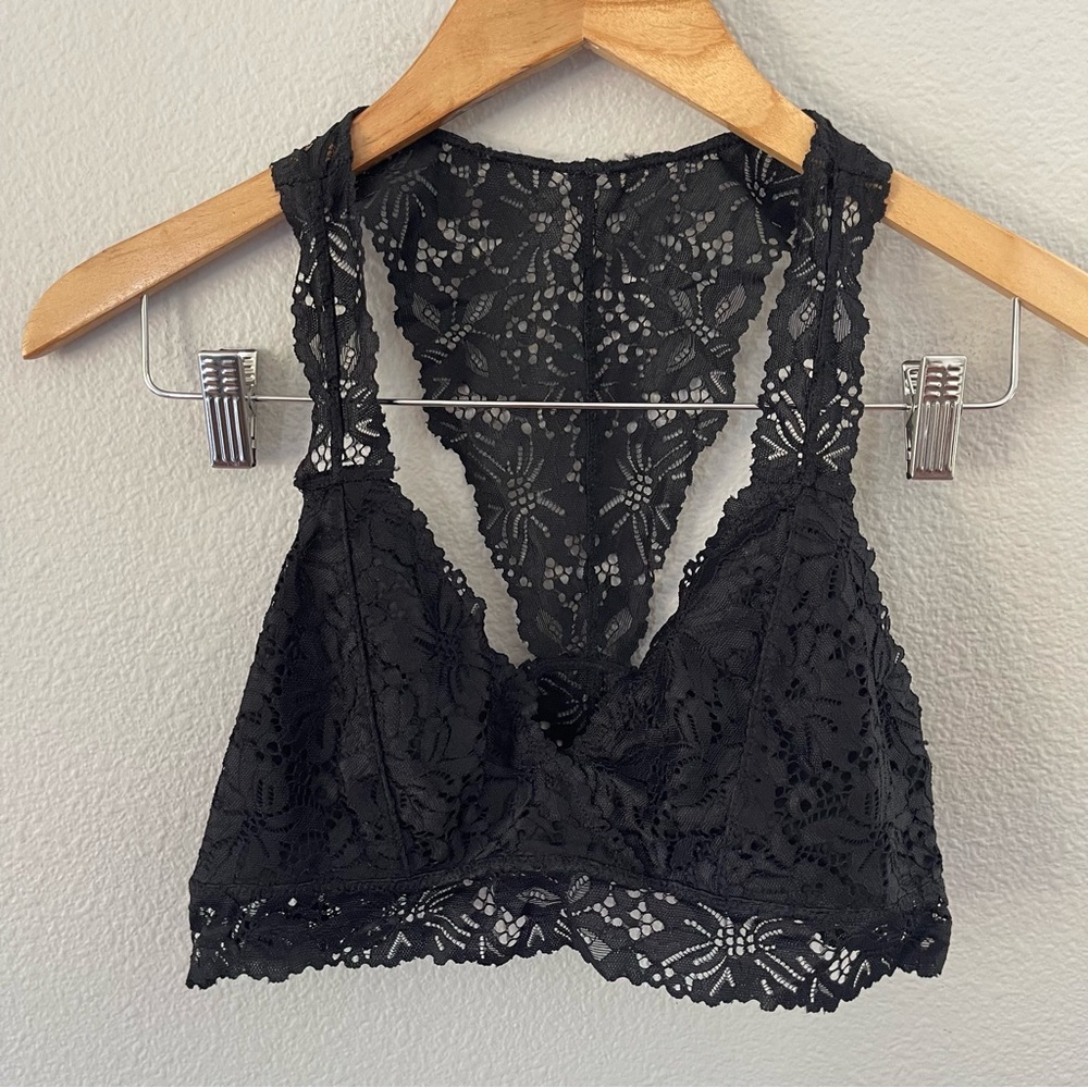 BKK Chance Black Lace Bralette Size M